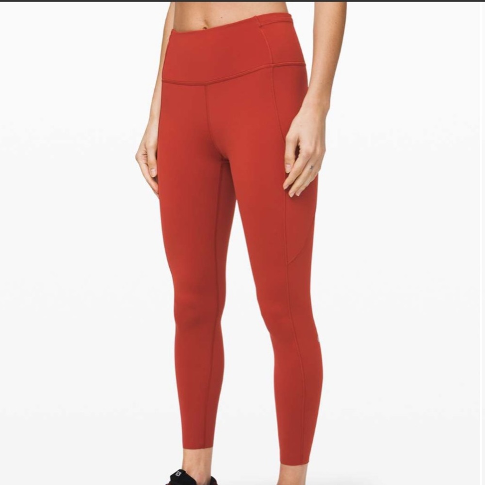 lululemon Fast and Free Tight II 25" *Non-Reflective Nulux Size 6